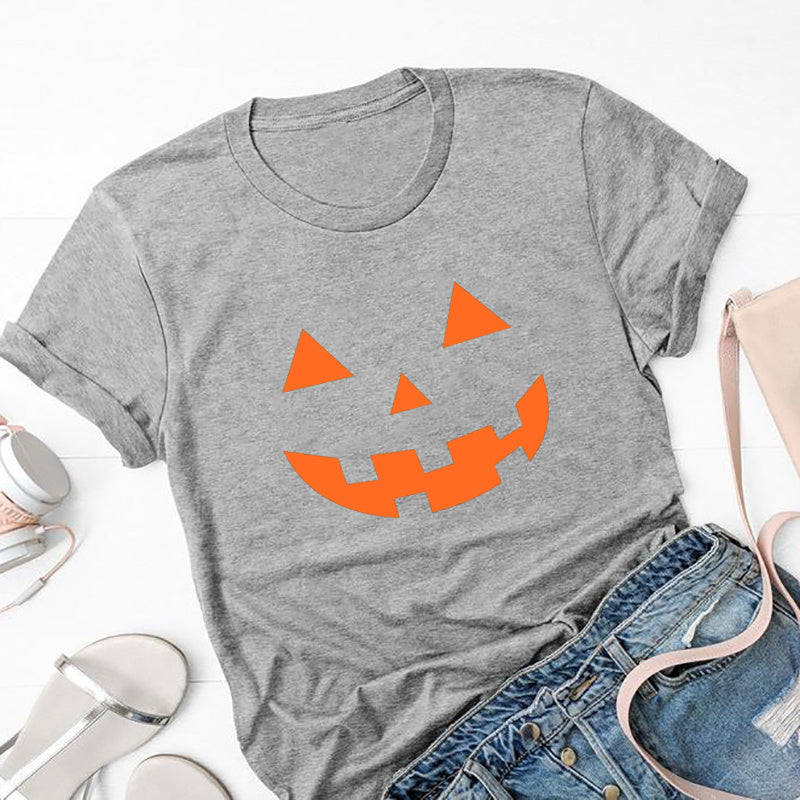 Unisex Halloween T-Shirt – Pumpkin Graphic Top