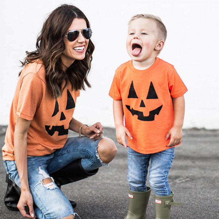 Unisex Halloween T-Shirt – Pumpkin Graphic Top