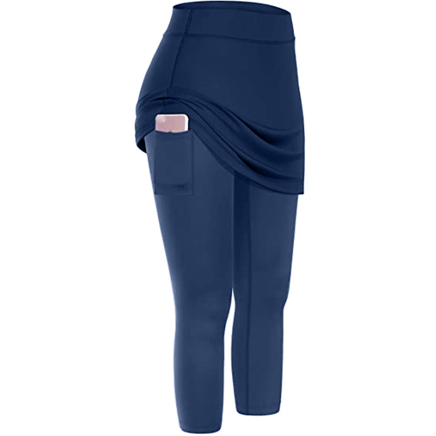 Women’s Skirted Leggings – Sports Yoga Tennis Pants with Pocket