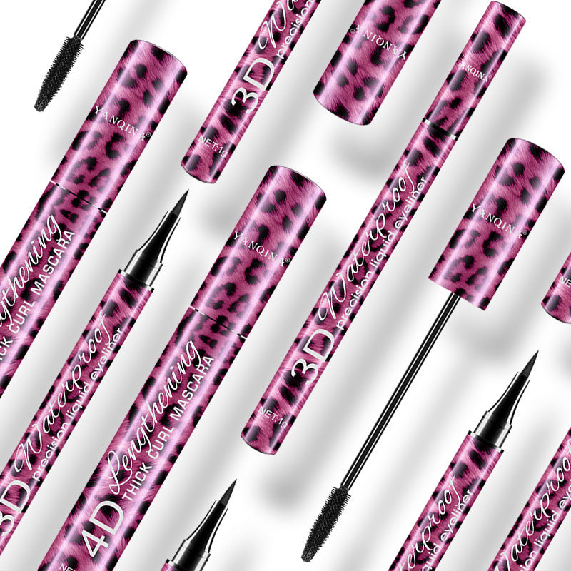 2-in-1 Mascara & Eyeliner Set – Waterproof, Long-Lasting 4D Thick Curl & Precision Liner