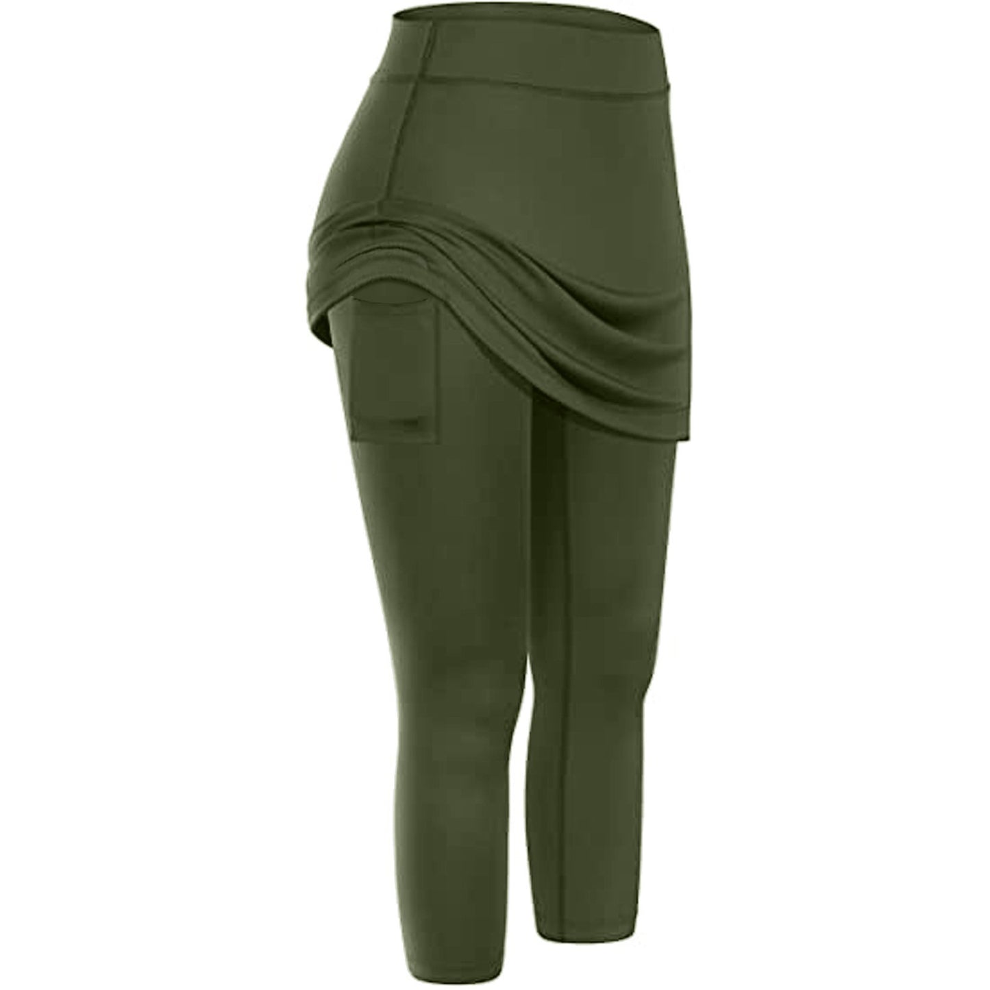 Women’s Skirted Leggings – Sports Yoga Tennis Pants with Pocket