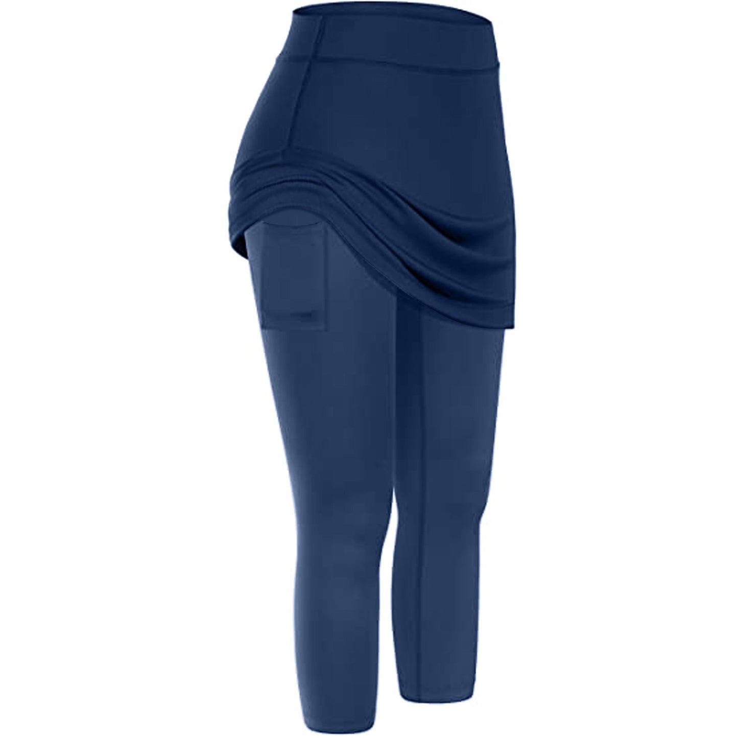 Women’s Skirted Leggings – Sports Yoga Tennis Pants with Pocket