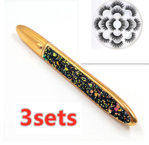Multicolor False Eyelashes with Self-Adhesive Eyeliner – No Glue Needed