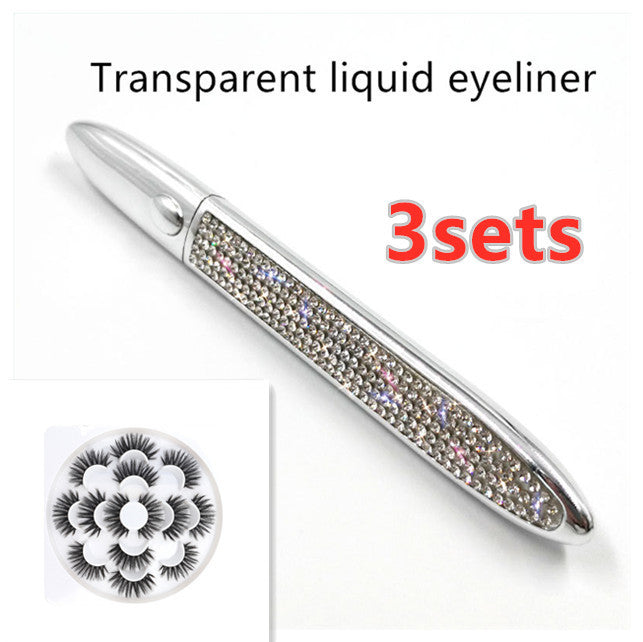 Multicolor False Eyelashes with Self-Adhesive Eyeliner – No Glue Needed