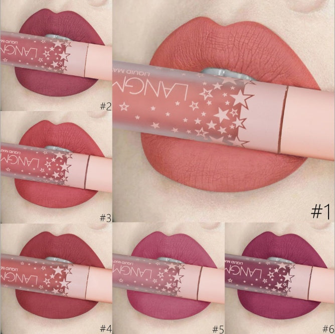 12-Piece Matte Lipstick Set – Waterproof Long-Lasting Velvet Finish