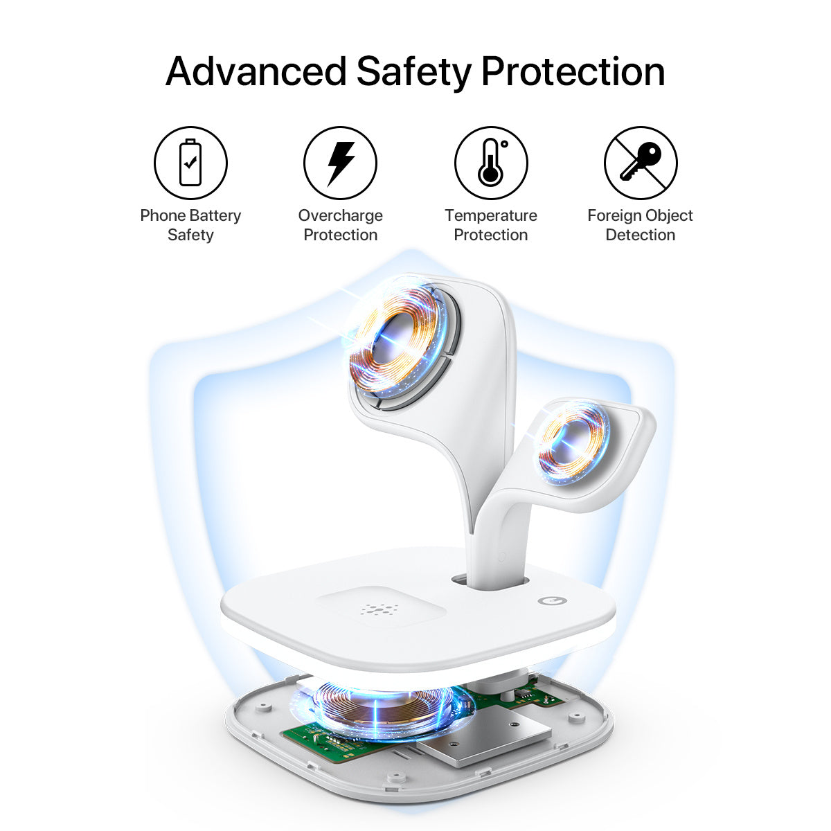 5-in-1 MagSafe Charging Station - LED Night Light