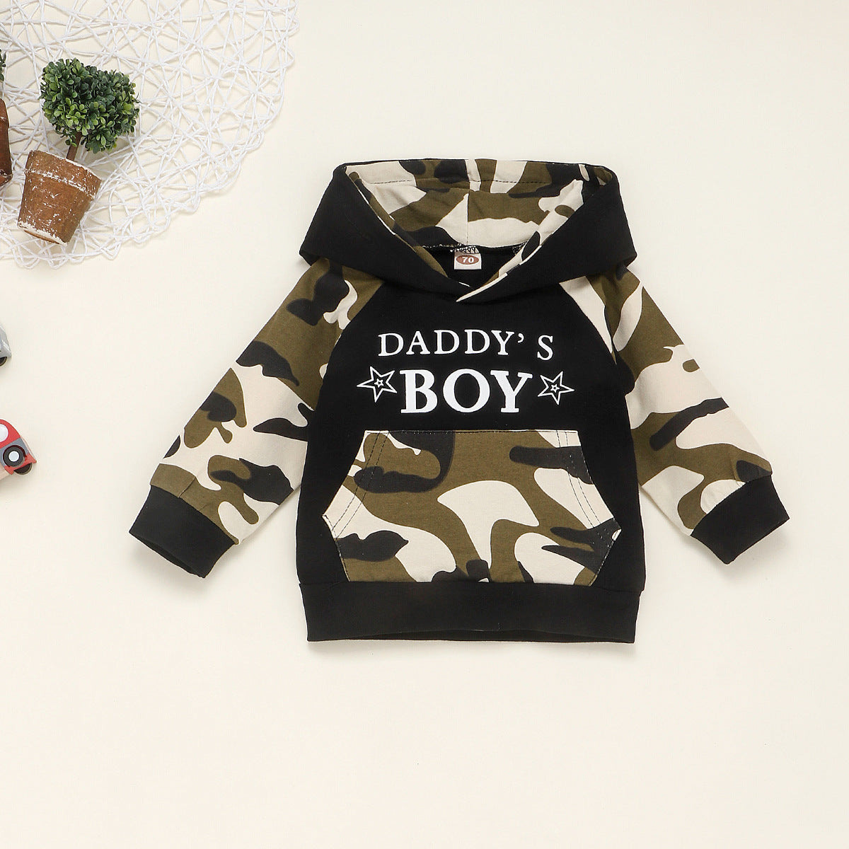 Toddler Boys Camo Outfit – Soft Cotton Clothing Set (1–3Y)