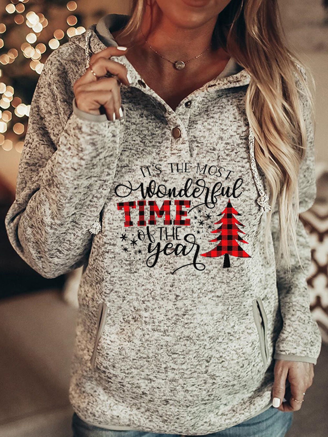 Women’s Christmas Hoodie – Festive Holiday Pullover