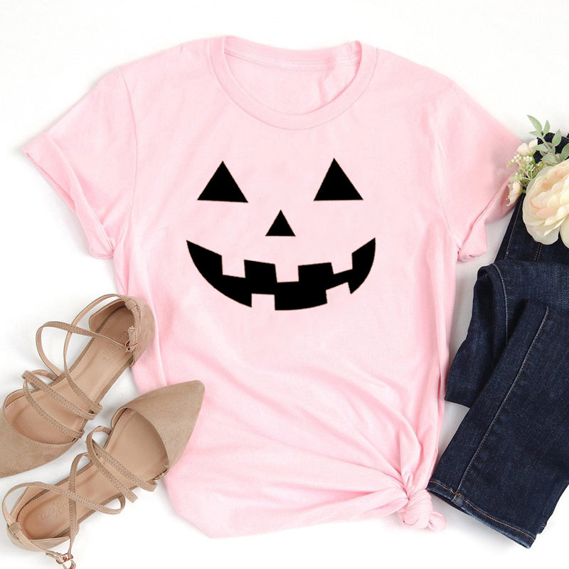 Unisex Halloween T-Shirt – Pumpkin Graphic Top