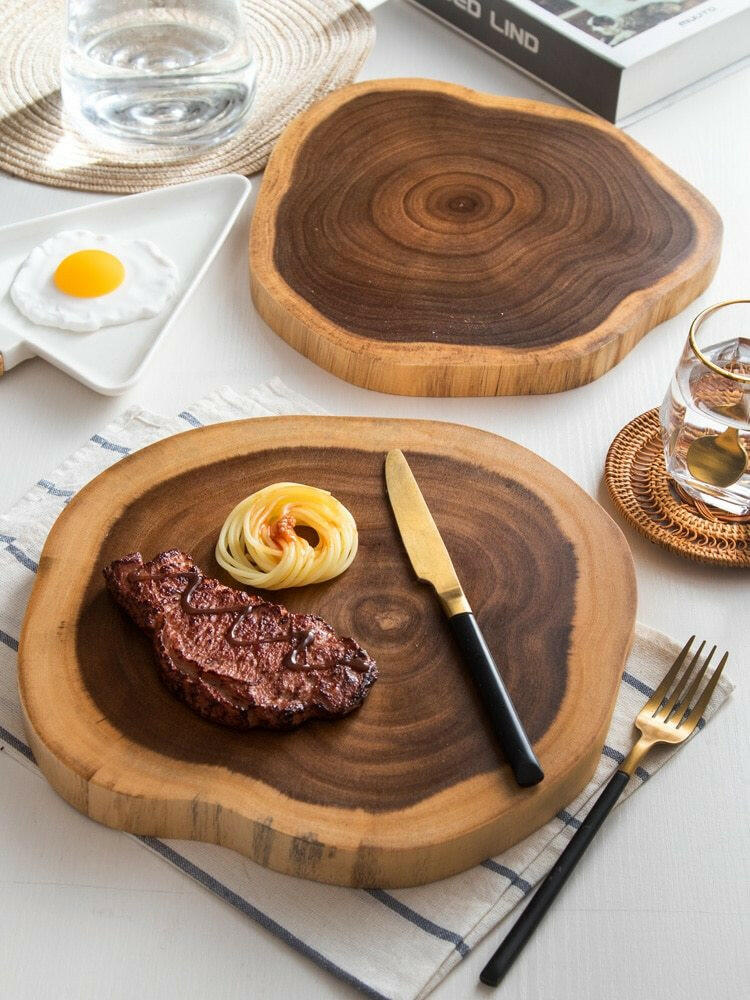 Wooden Natural Rustic Cutting Board