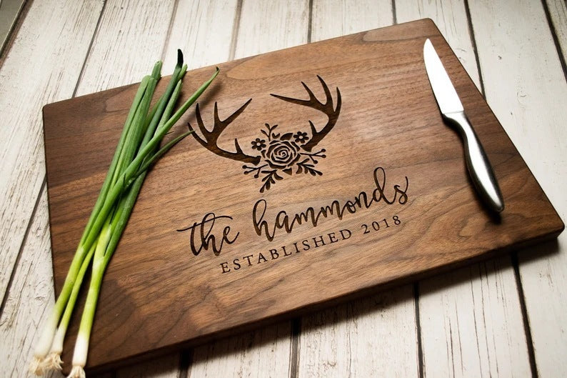 Personalized Wooden Cutting Board – Custom Engraved & Ready to Gift