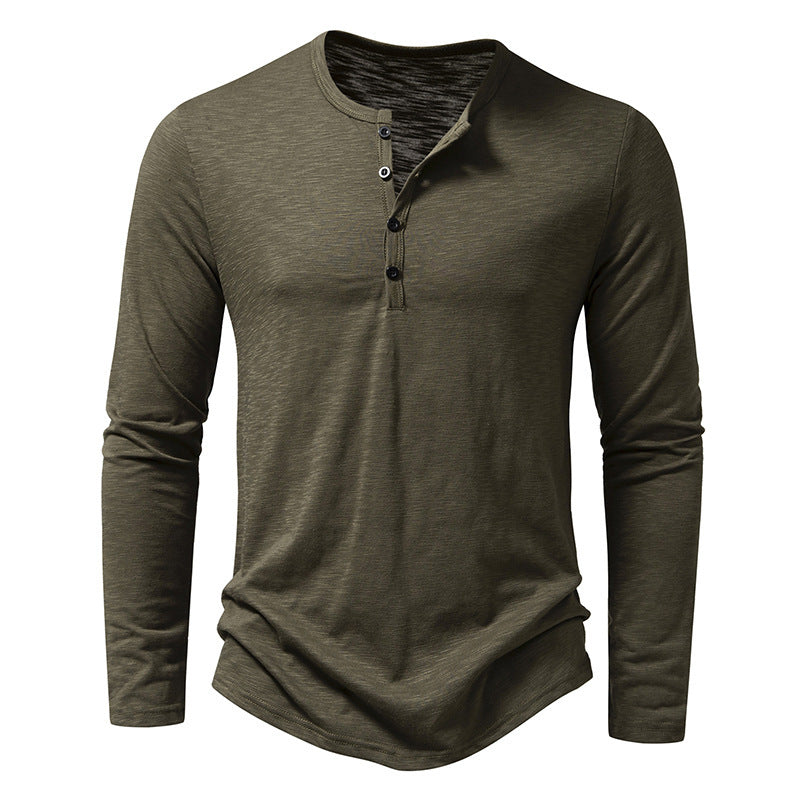 Men's Lightweight Long-sleeved T-shirt - Five Colors Available