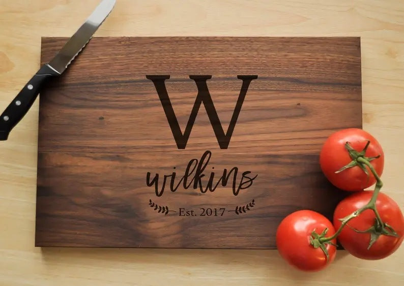 Personalized Wooden Cutting Board – Custom Engraved & Ready to Gift