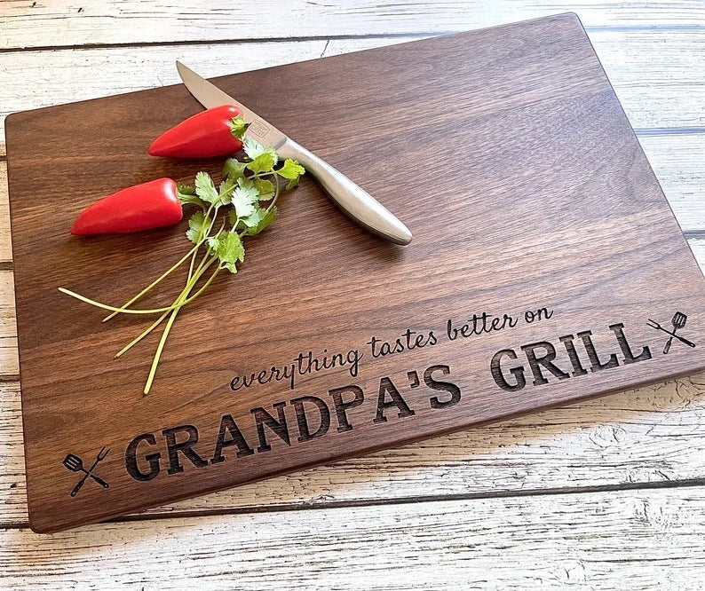 Personalized Wooden Cutting Board – Custom Engraved & Ready to Gift