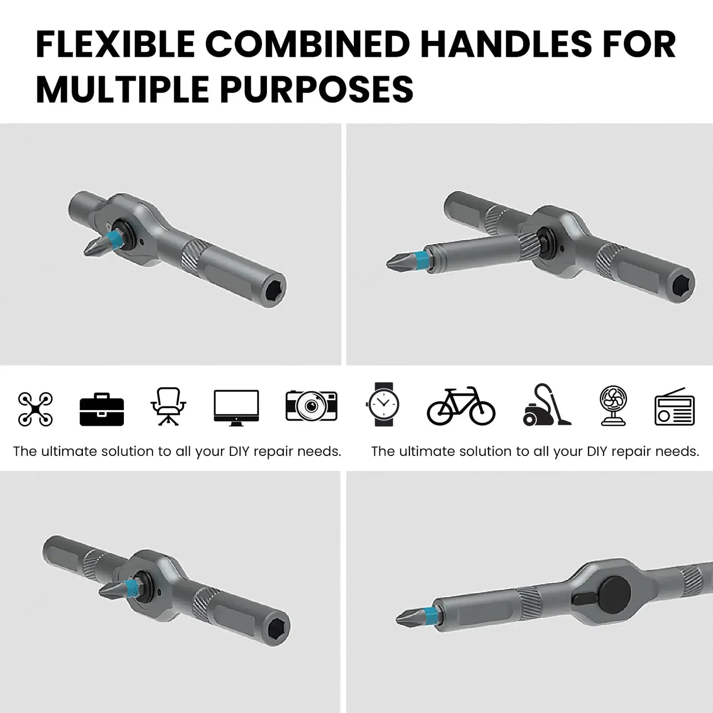 24-Piece Ratcheting Screwdriver/Allen Key