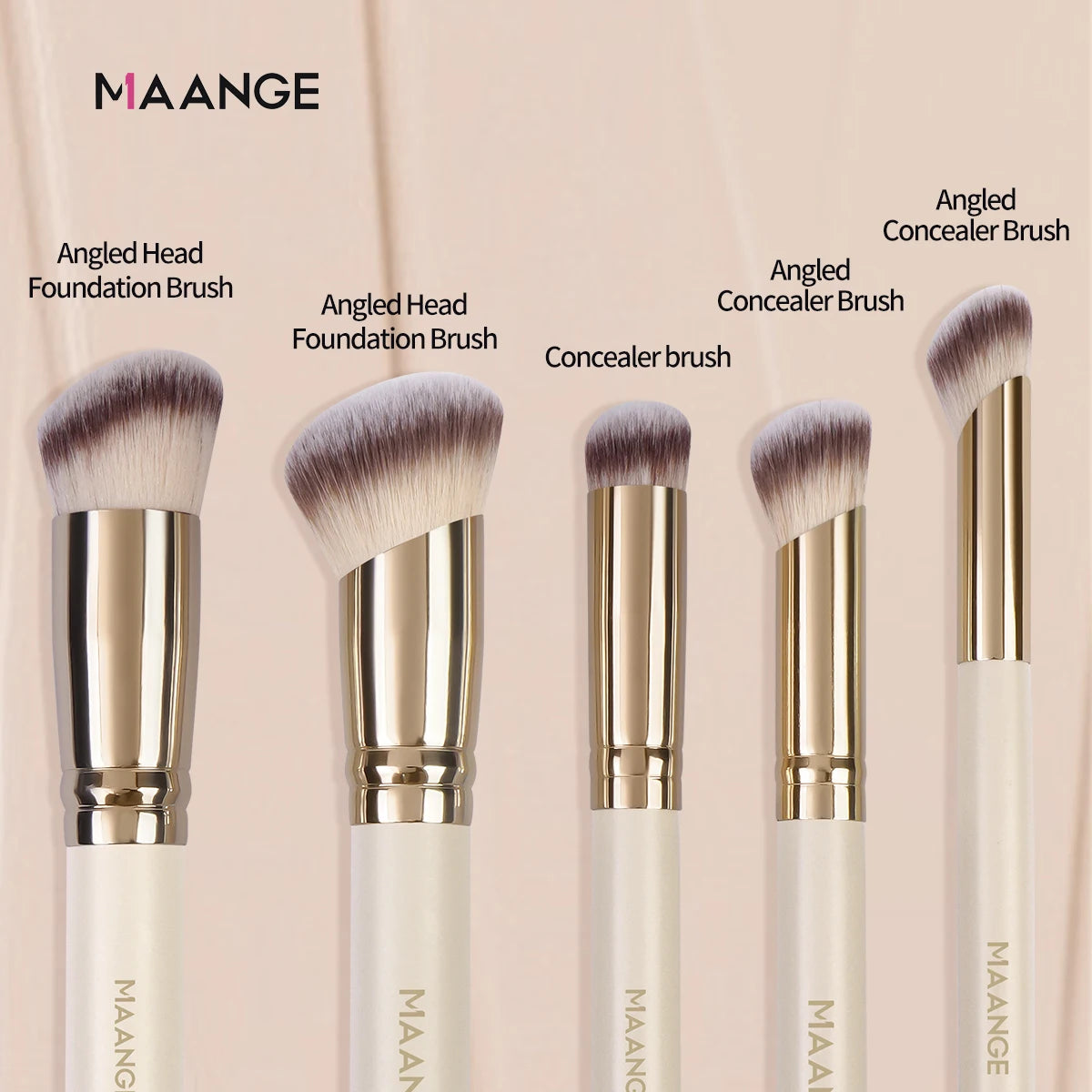 MAANGE brand 5 Piece Travel Make-up Brush Set