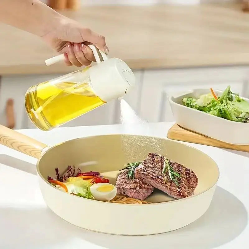 Cooking Oil Dispenser, Dual Use (Pour and Spray)
