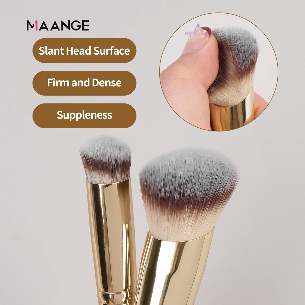 MAANGE brand 5 Piece Travel Make-up Brush Set