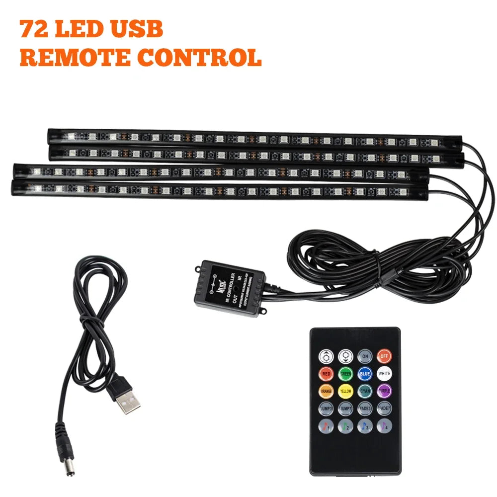 Car LED Footwell Lights - Universal Fit
