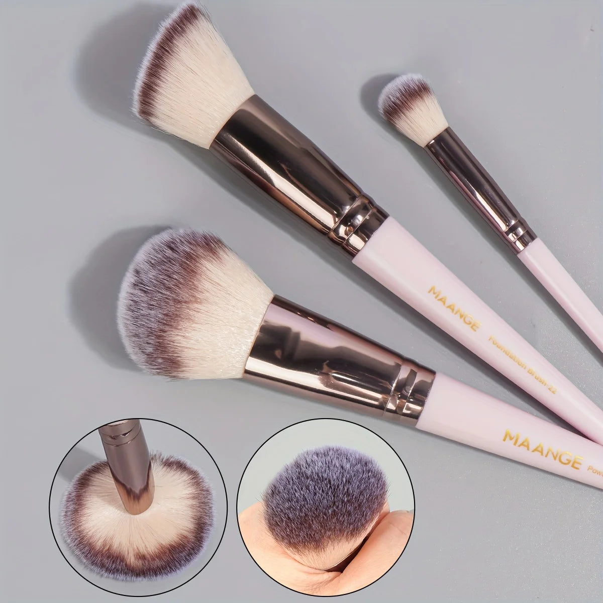 MAANGE 30pcs Professional Makeup Brush Set (Bag Included)