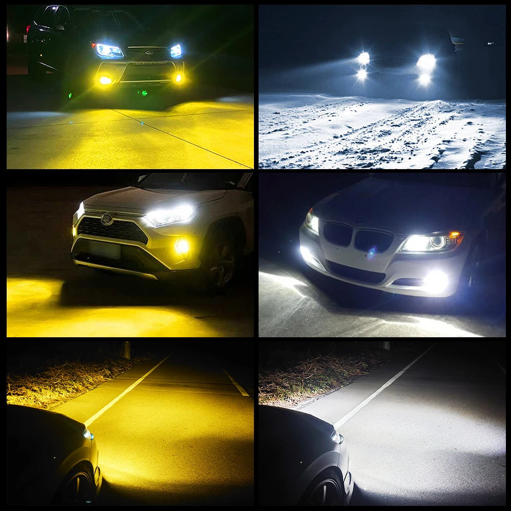 Dual-Color Switchback LED Fog Light Upgrade - Fits Multiple Options