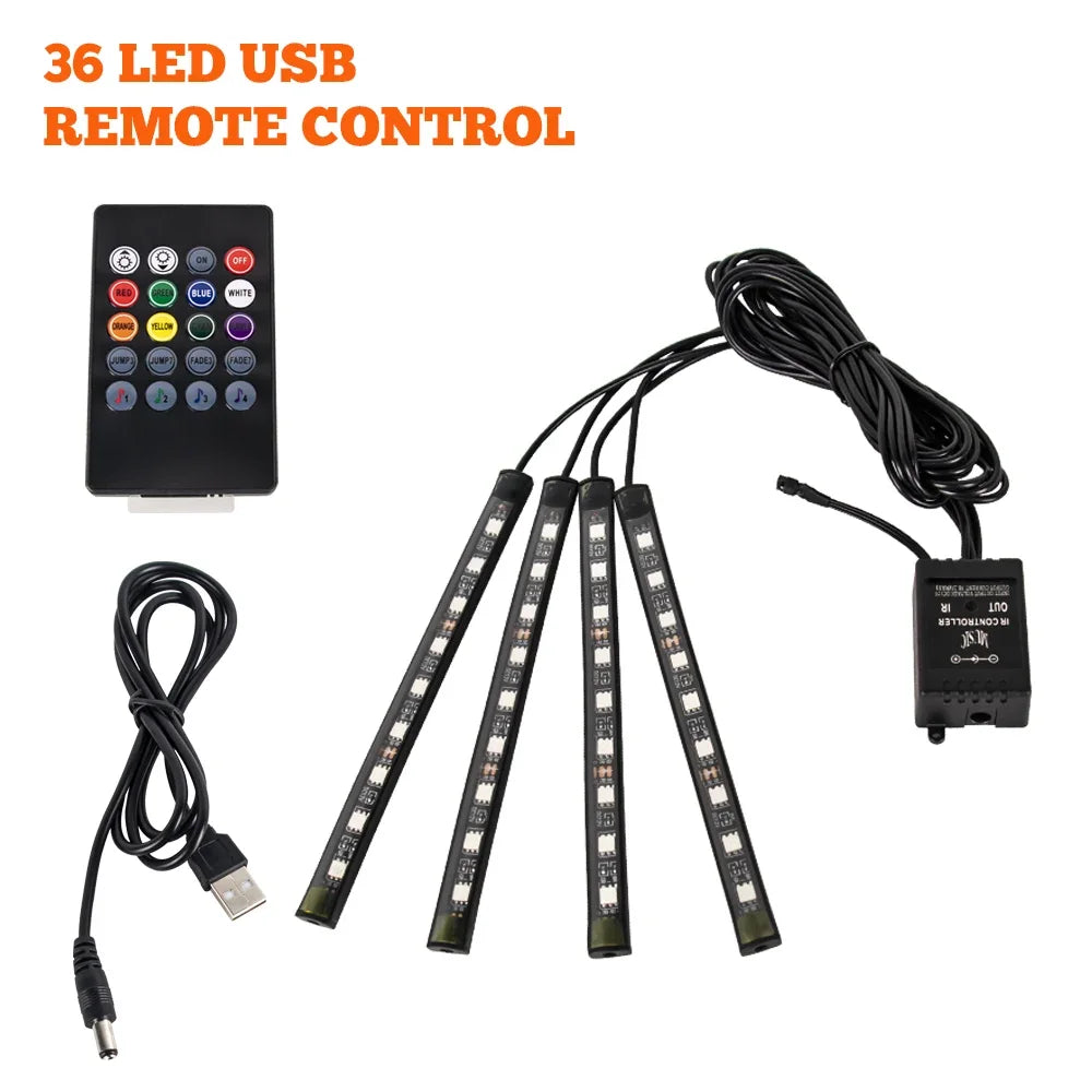 Car LED Footwell Lights - Universal Fit