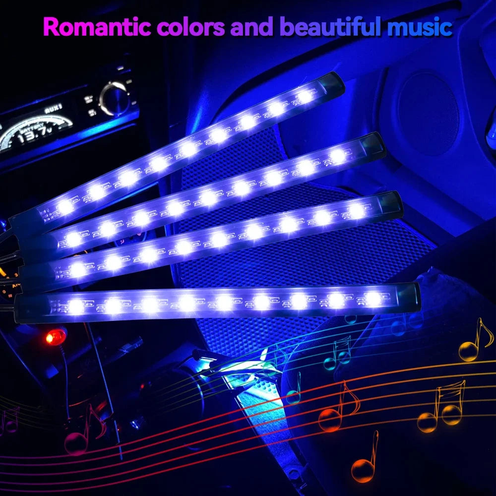 Car LED Footwell Lights - Universal Fit
