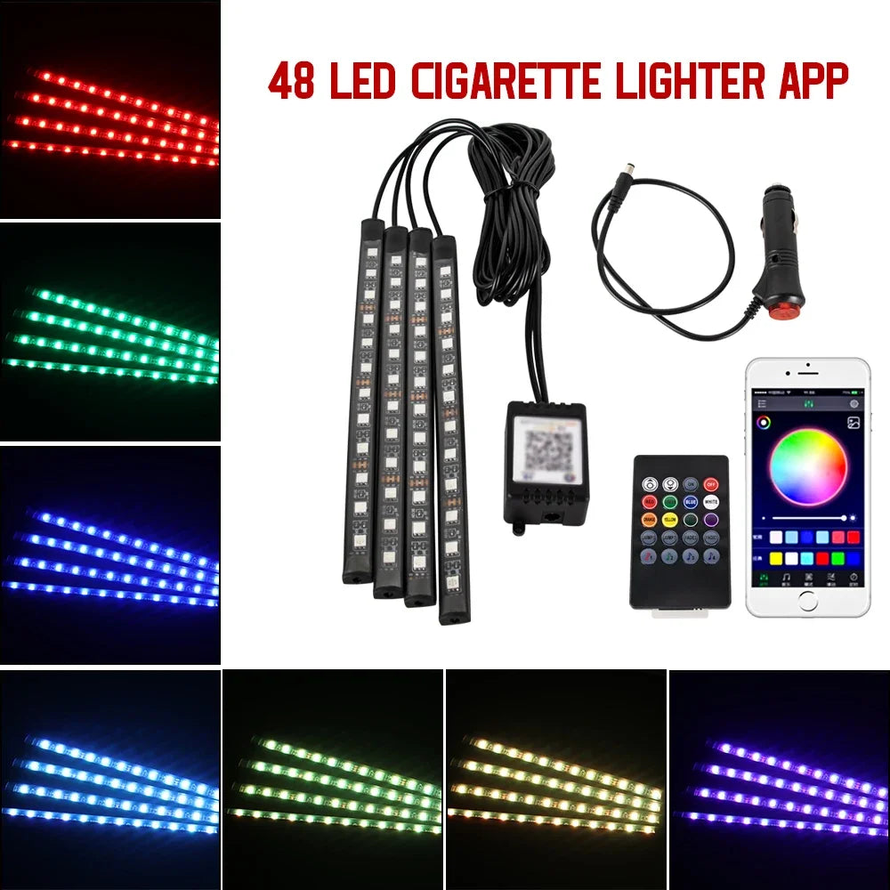 Car LED Footwell Lights - Universal Fit