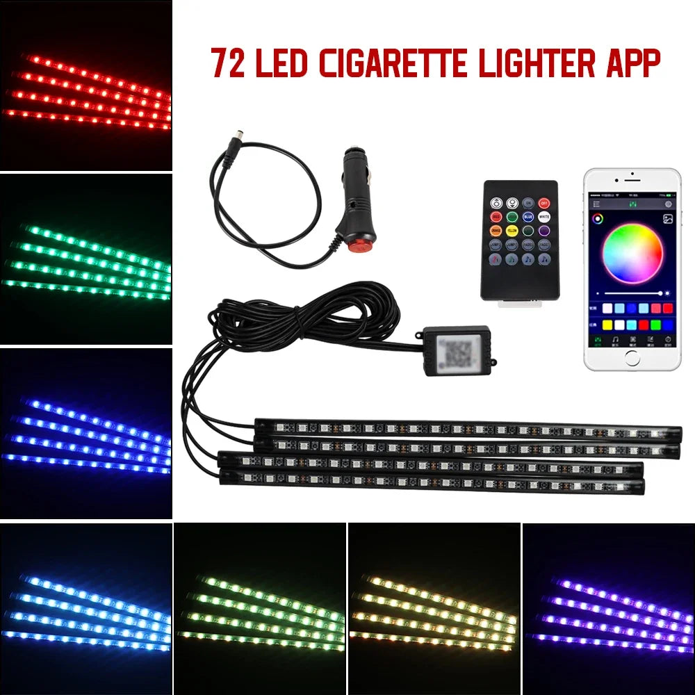 Car LED Footwell Lights - Universal Fit