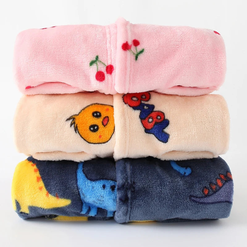 Kids’ Plush Pajama Robe – Multiple Fun Prints