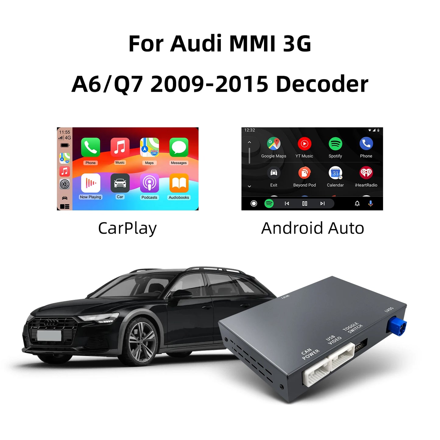 Q7/A6 Carplay and Android Auto Retrofit Box