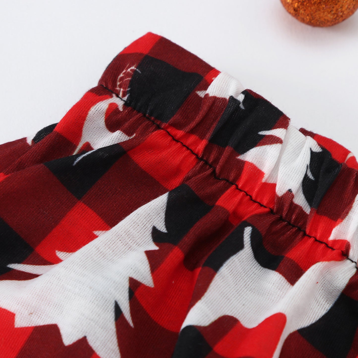 Family Matching Christmas Pajamas – Red Plaid Reindeer Set