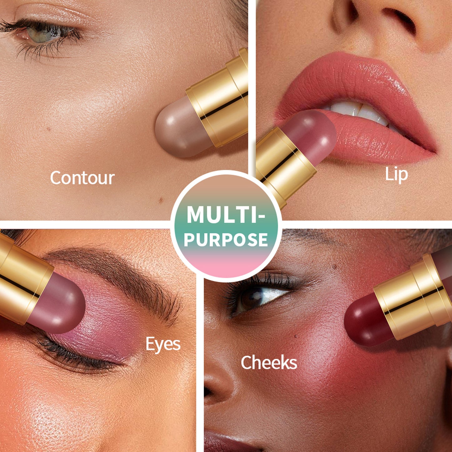 Butter Radiance & Go Blush Stick – Creamy Dual-End Blusher & Highlighter Stick