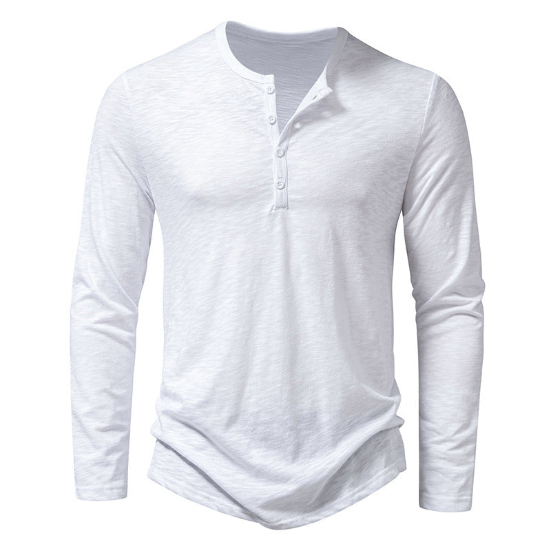 Men's Lightweight Long-sleeved T-shirt - Five Colors Available