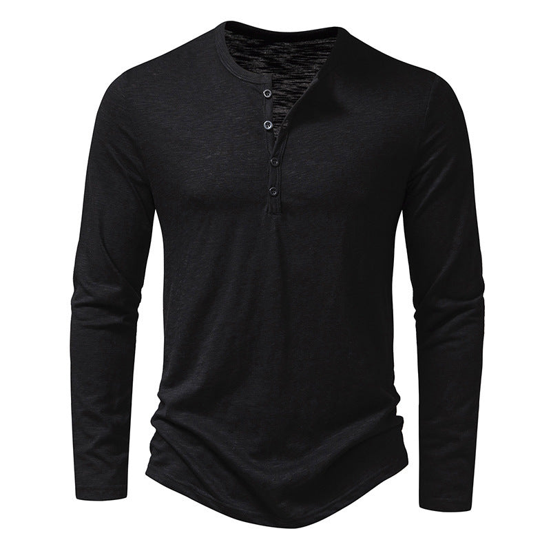 Men's Lightweight Long-sleeved T-shirt - Five Colors Available