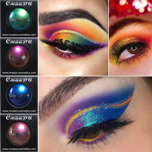 Duochrome Shift Eyeshadow – High-Pigment Multicolor Glow