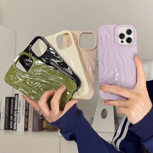 Silicone Ripple iPhone Case - Multiple Styles & Colors