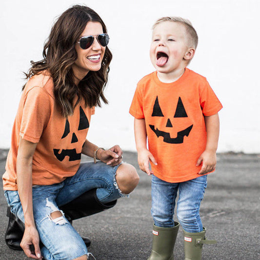Unisex Halloween T-Shirt – Pumpkin Graphic Top
