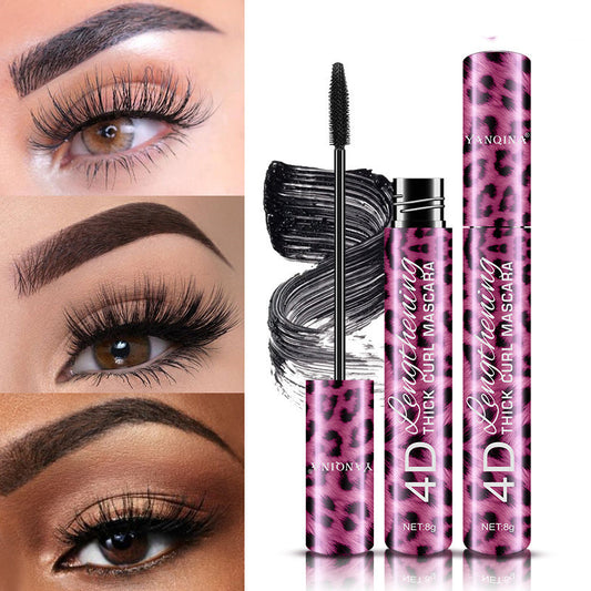 2-in-1 Mascara & Eyeliner Set – Waterproof, Long-Lasting 4D Thick Curl & Precision Liner