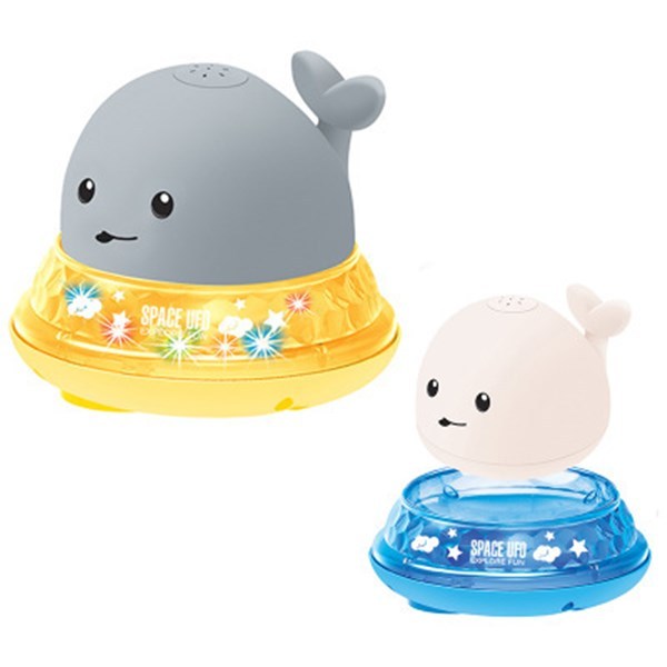 Baby Whale Bath Toy – Floating Sprinkler with LED Lights & Music