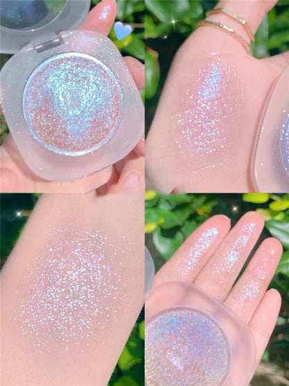 Shimmer Glow Highlighter Powder – Radiant Long-Lasting Shine for Face & Body