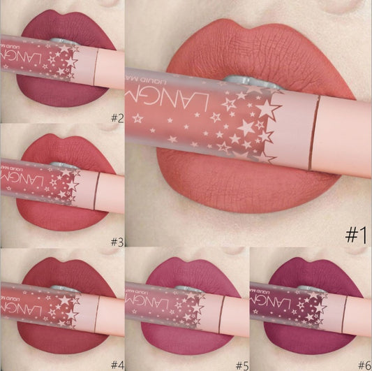 12-Piece Matte Lipstick Set – Waterproof Long-Lasting Velvet Finish