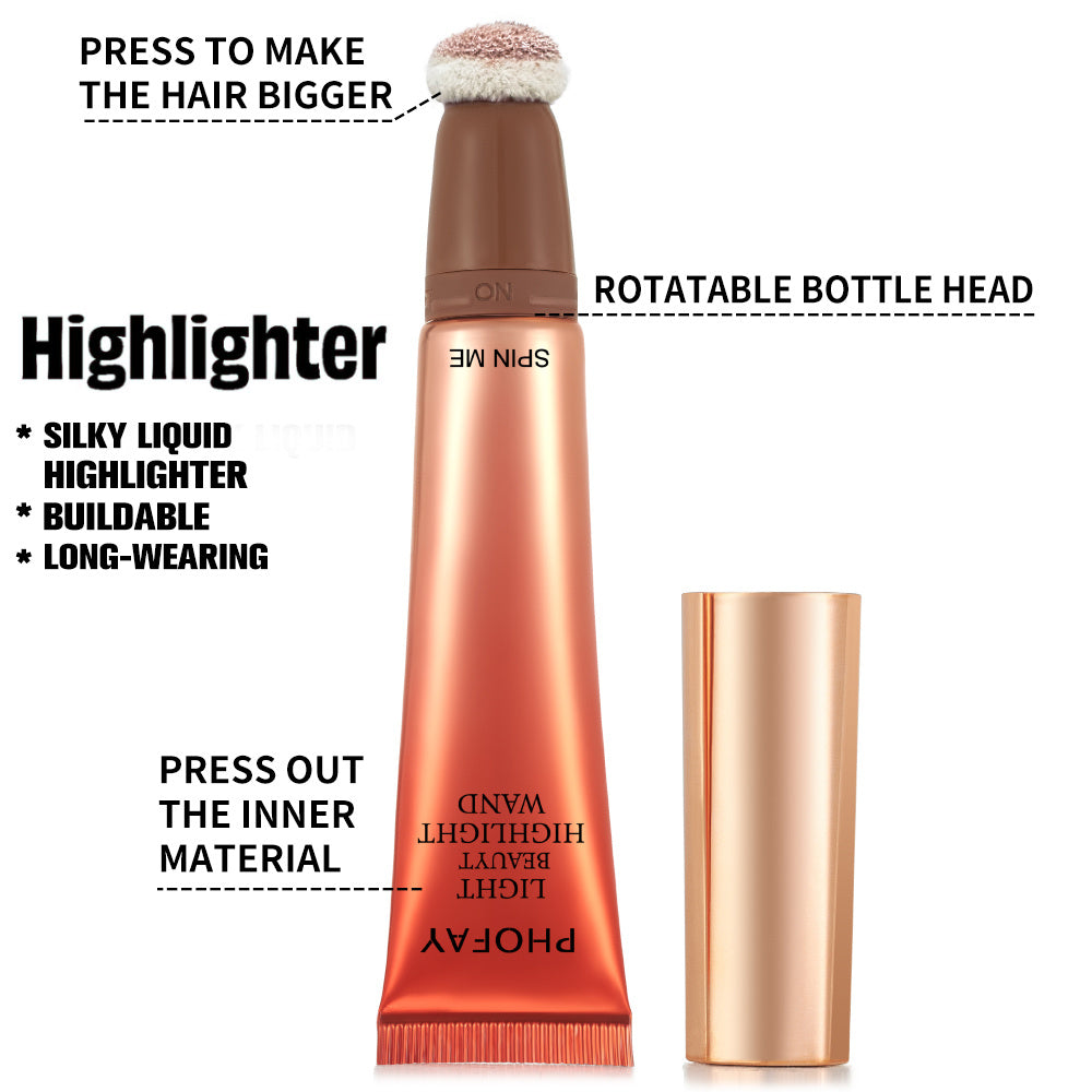 PHOFAY Highlighter Wand – Liquid Glow Makeup Stick