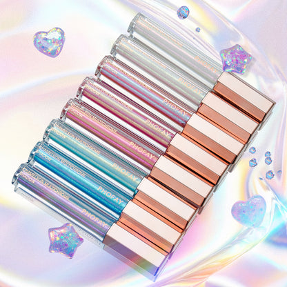 PHOFAY Chameleon Multichrome Eyeshadow Bundle – 6PC Liquid Shimmer Set