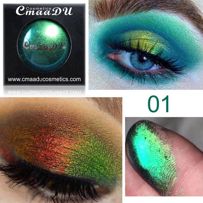 Duochrome Shift Eyeshadow – High-Pigment Multicolor Glow