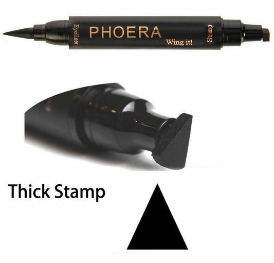 PHOERA 2-in-1 Eyeliner & Stamp – Long-Lasting, Smudge-Proof