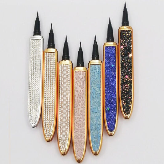 Multicolor False Eyelashes with Self-Adhesive Eyeliner – No Glue Needed