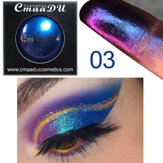 Duochrome Shift Eyeshadow – High-Pigment Multicolor Glow