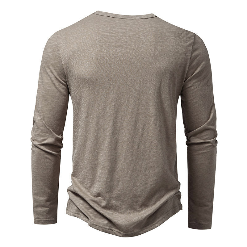 Men's Lightweight Long-sleeved T-shirt - Five Colors Available
