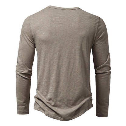 Men's Lightweight Long-sleeved T-shirt - Five Colors Available